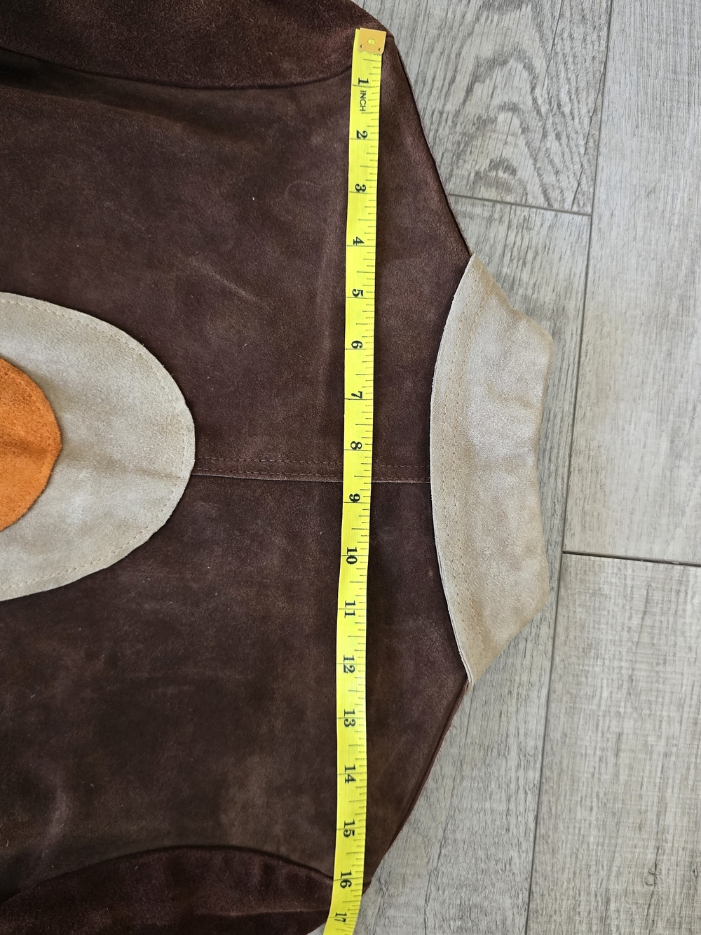 Vintage 1970s Bagatelle suede patchwork jacket - Picture 10 of 14